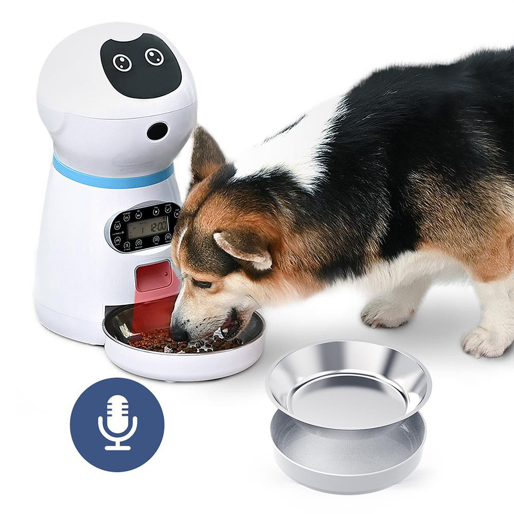 Automatic Pet Feeder Usb Robot Timed Pet Food Dispenser Timer For