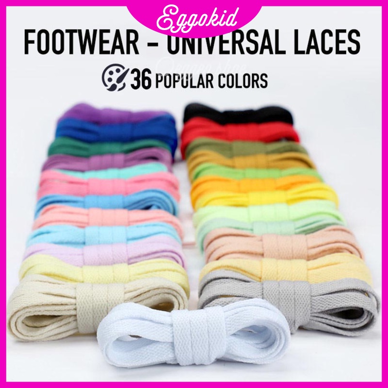 eggokids store Multicolor kids sneaker laces Baby woven shoelaces 1m