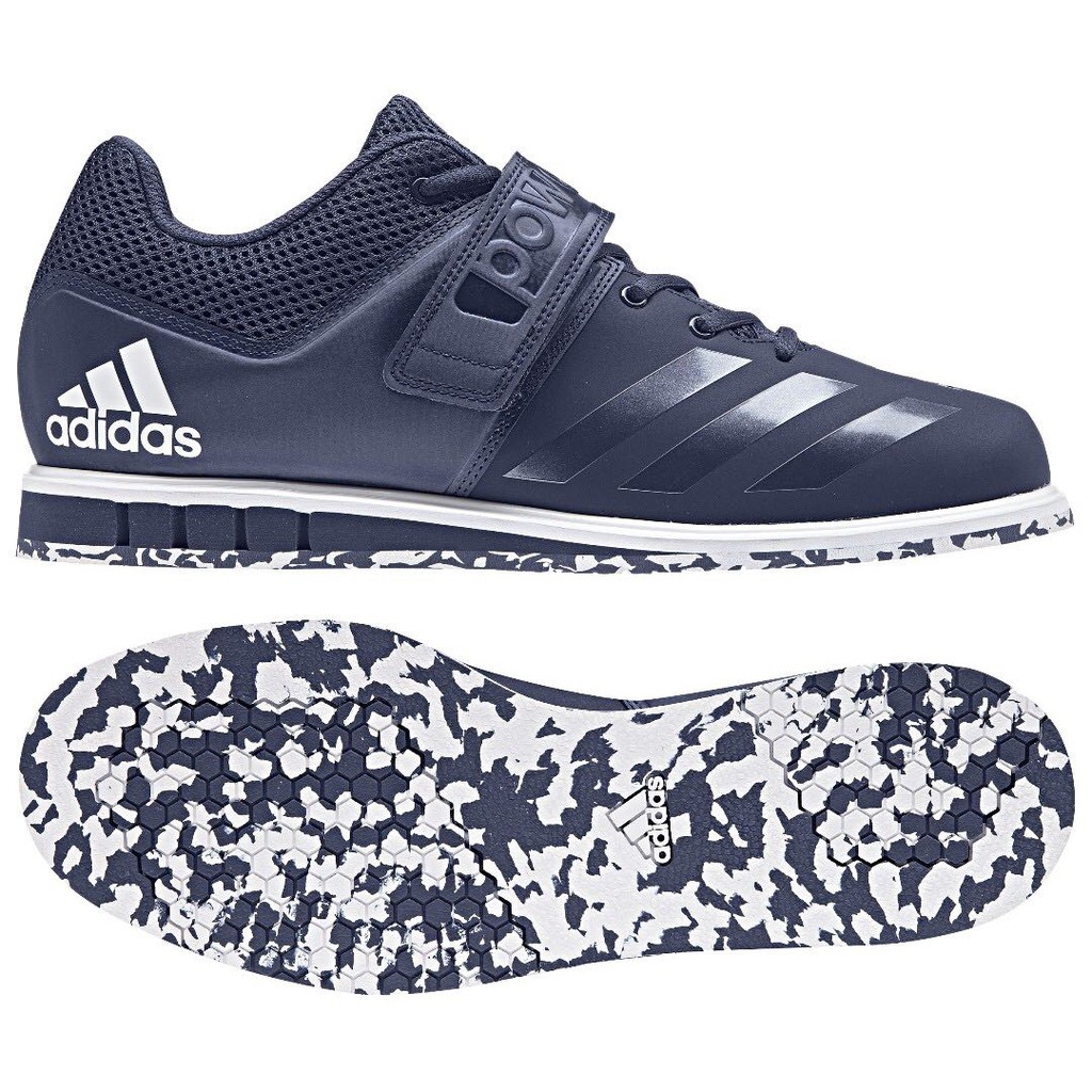Adidas Powerlift 3.1 Navy u0026 White Weightlifting Shoes | Shopee Singapore