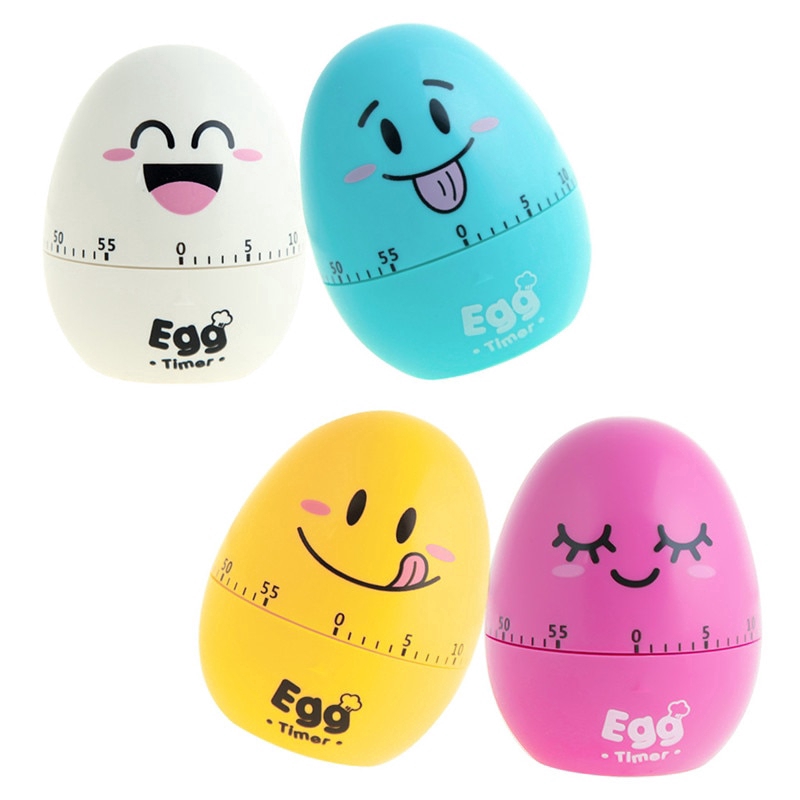 Creative Cute Cartoon Egg Timer Kitchen Cooking Timers Mechanical Alarm ...