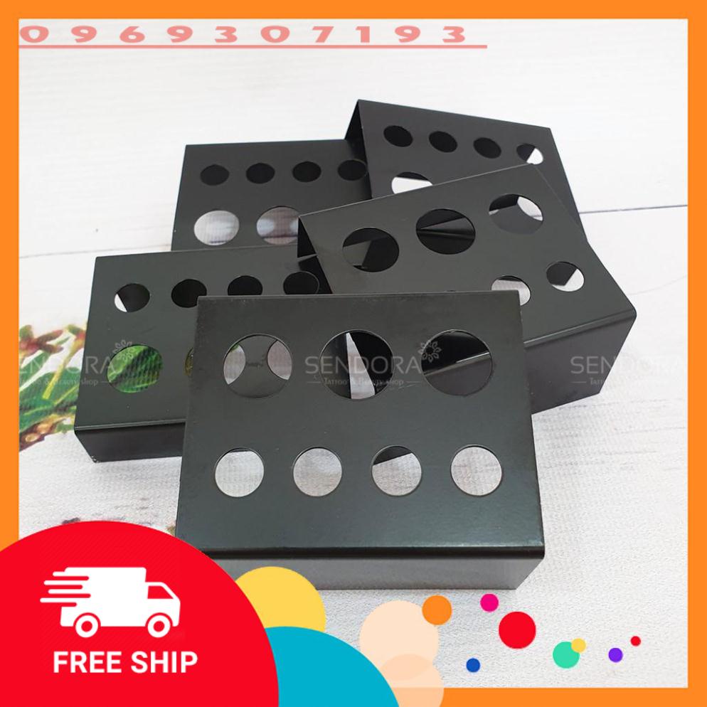 Steel tray for tattoo ink (7 holes) [Genuine] | Shopee Singapore