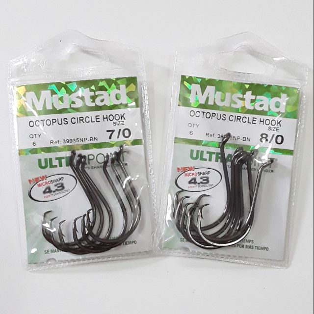 Shop Malaysia Mustad Octopus Circle Hook Shopee Singapore