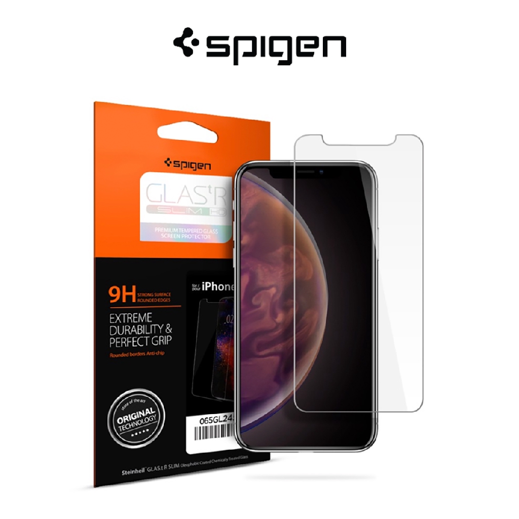 Spigen iPhone 11 Pro Screen Protector iPhone XS Glas.tR SLIM HD
