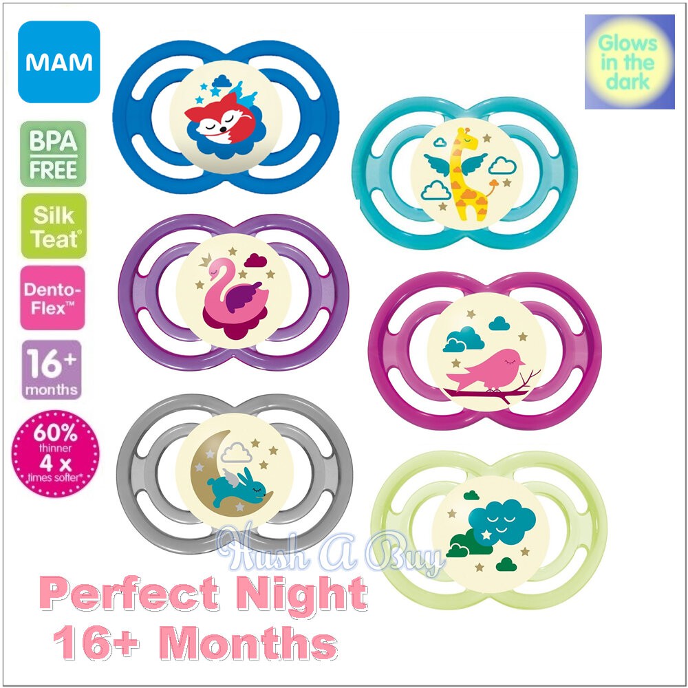 mam 16 month pacifier glow in the dark