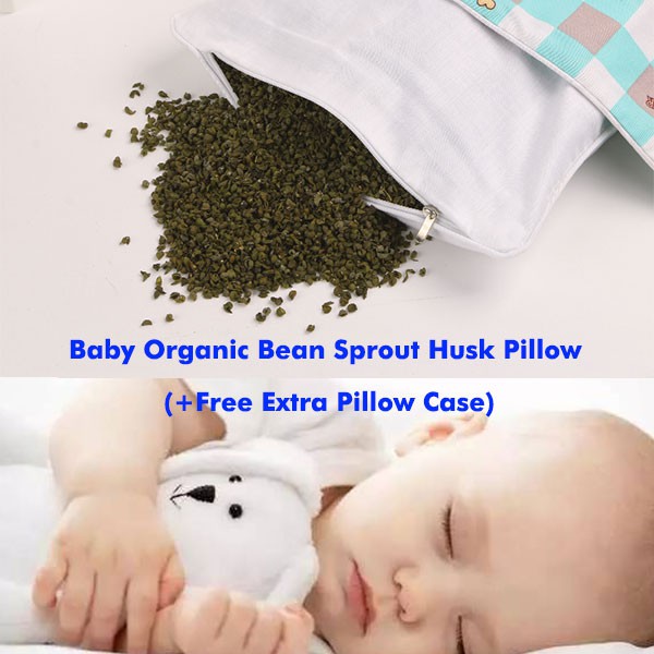 Baby Organic Bean Sprout Husk Pillow Shopee Singapore