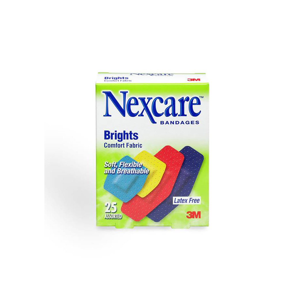3m Nexcare Comfort Brights Bandages Assorted 25 S 556 25 Bundle