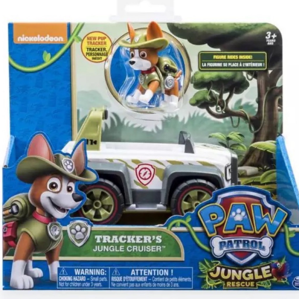 paw patrol tracker toy and vehicle
