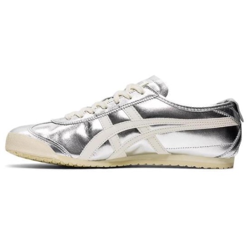 asics tiger silver
