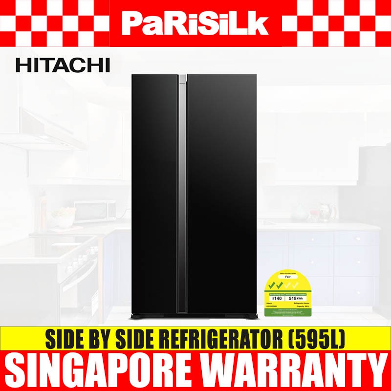 Hitachi RS700PMS0 GBK Side by Side Refrigerator (595L) Shopee Singapore