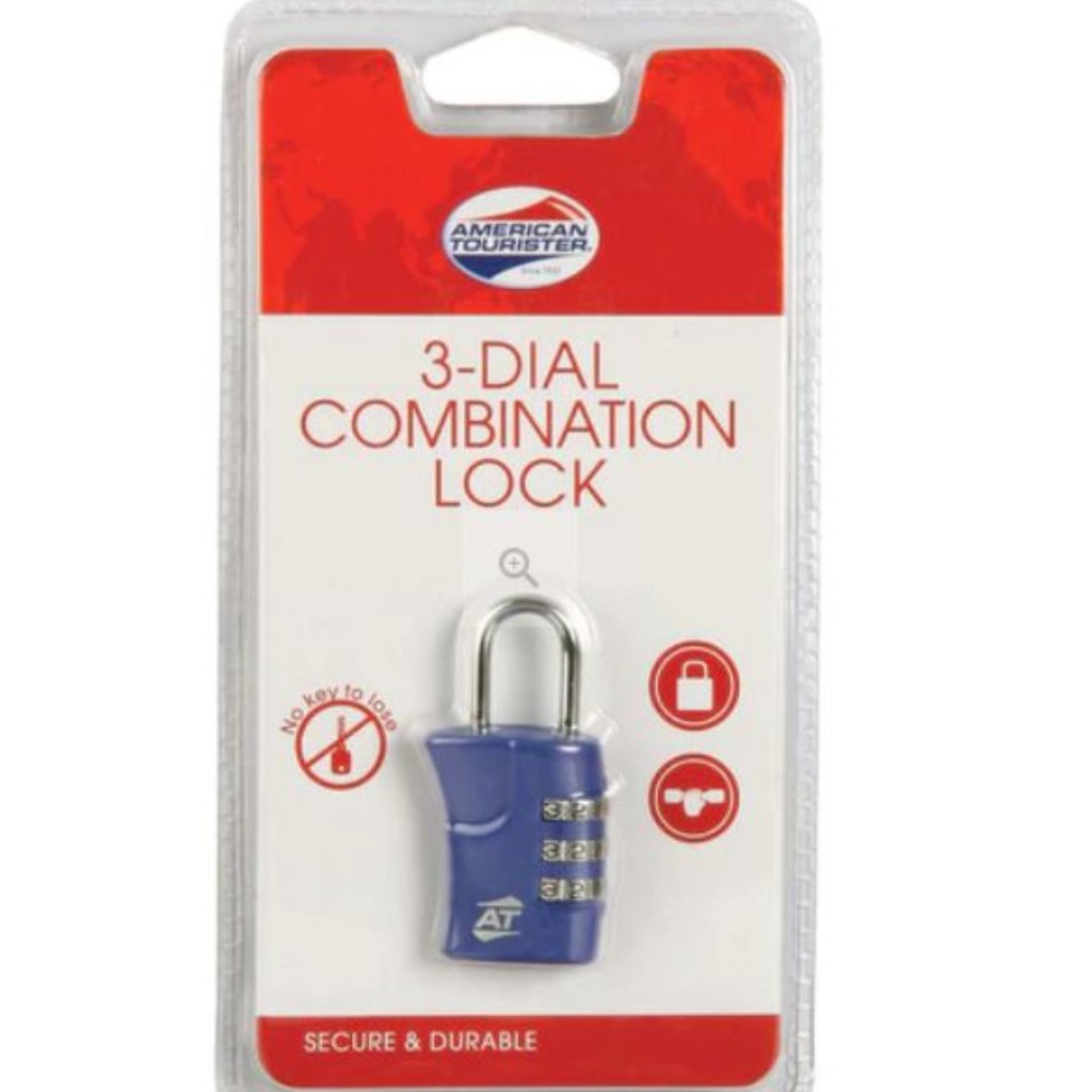 american tourister 3 dial combination tsa lock