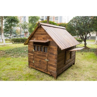 Shed Warm Outdoor Indoor Pet Cage Dog Kennel Wooden ...