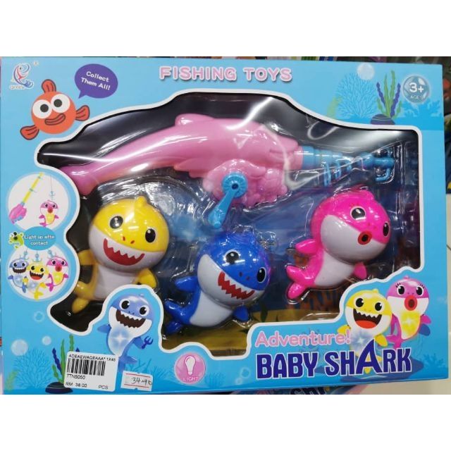 pinkfong baby shark fishing toy