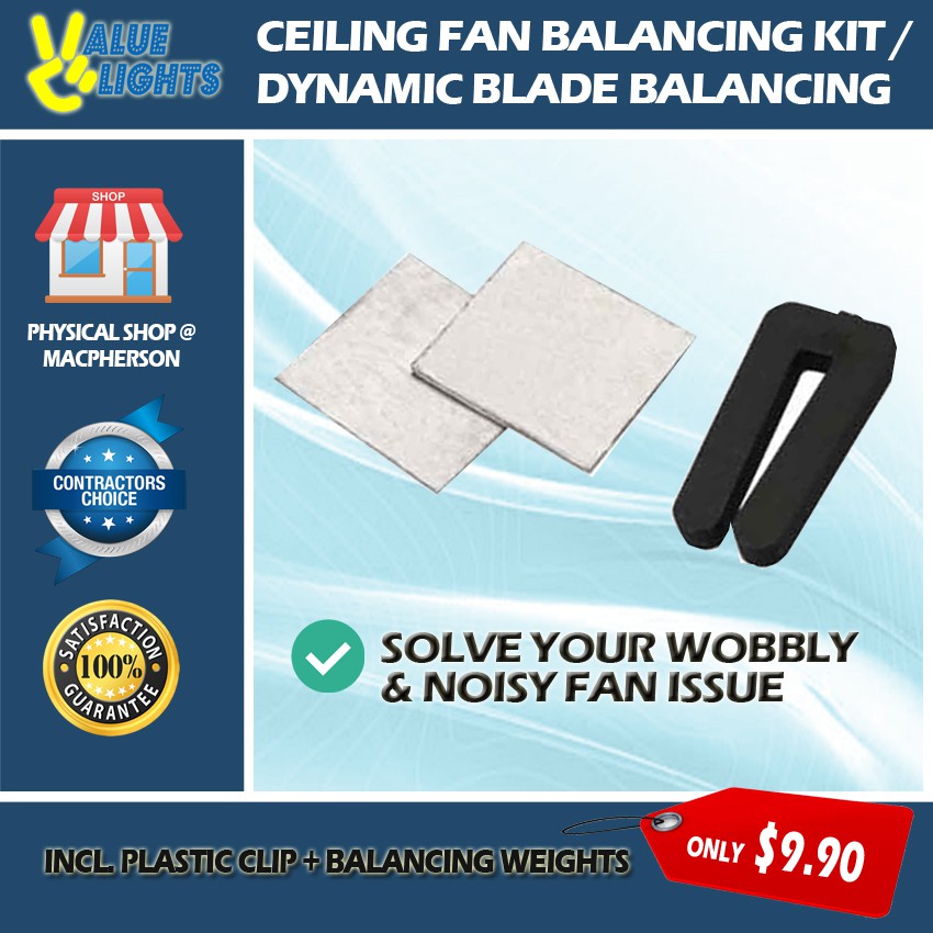 Ceiling Fan Balancing Kit Dynamic Blade, Ceiling Fan Weights
