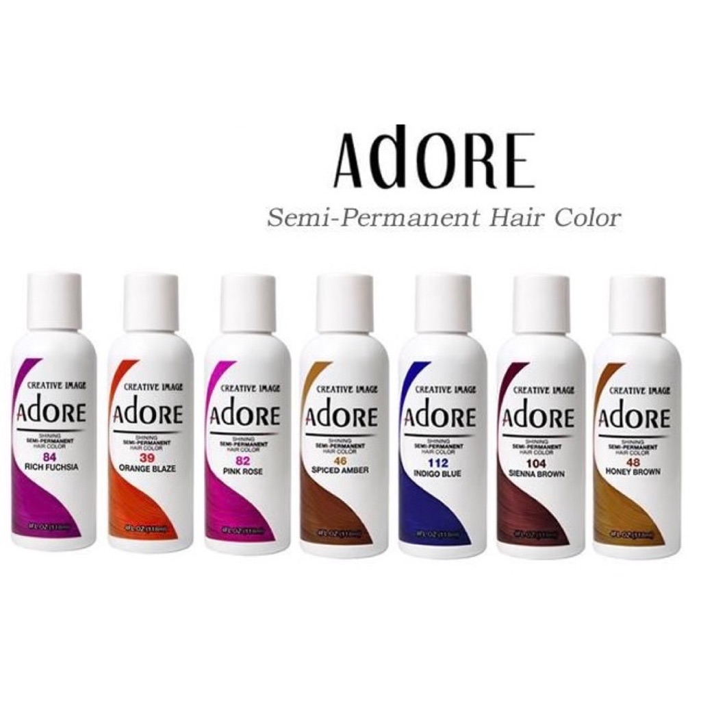 Adore Semi Permanent Hair Dye Shopee Singapore