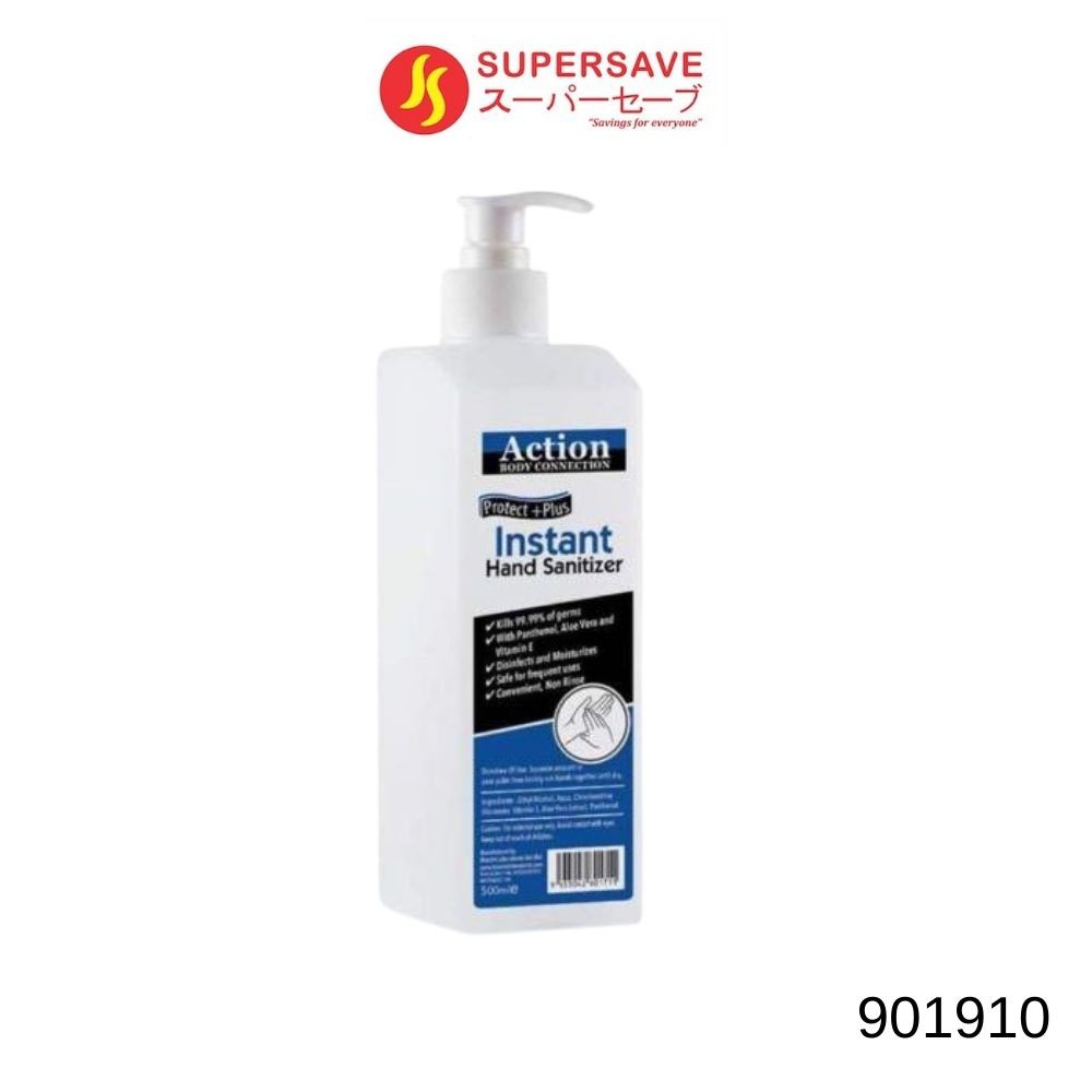 Action Body Connection Instant Hand Sanitizer 500ml 75 Alcohol Shopee Singapore