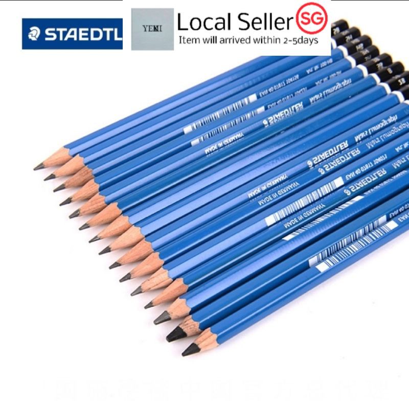 [ Price is 1 Piece] STAEDTLER pencil drawing pencil exam pencil HB 2B ...