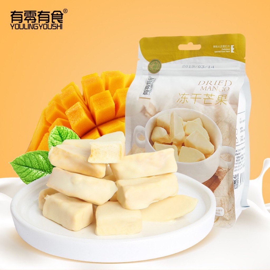 有零有食冻干芒果 You Ling You Shi Freeze Dried Mango Shopee Singapore