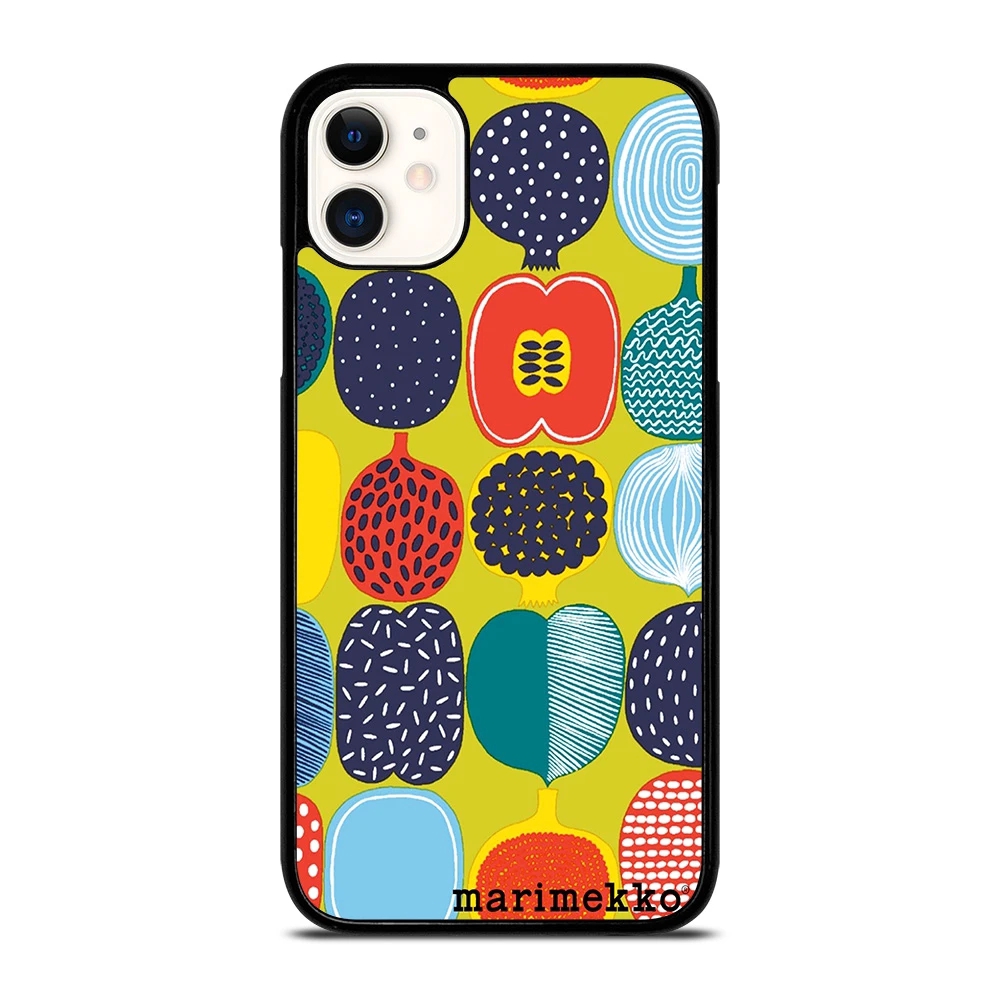 Marimekko Heritage Collage Fashion Design Back Cover Case For Iphone 6 6splus 7 7plus 8 8plus X Xsmax Xs 11pro Shopee Singapore