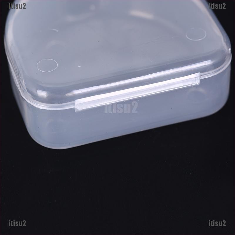 Image of  ItisU2 1pc dental box denture teeth storage case mouth guard container 6.4x6.5x2.5cm [in stock] #4