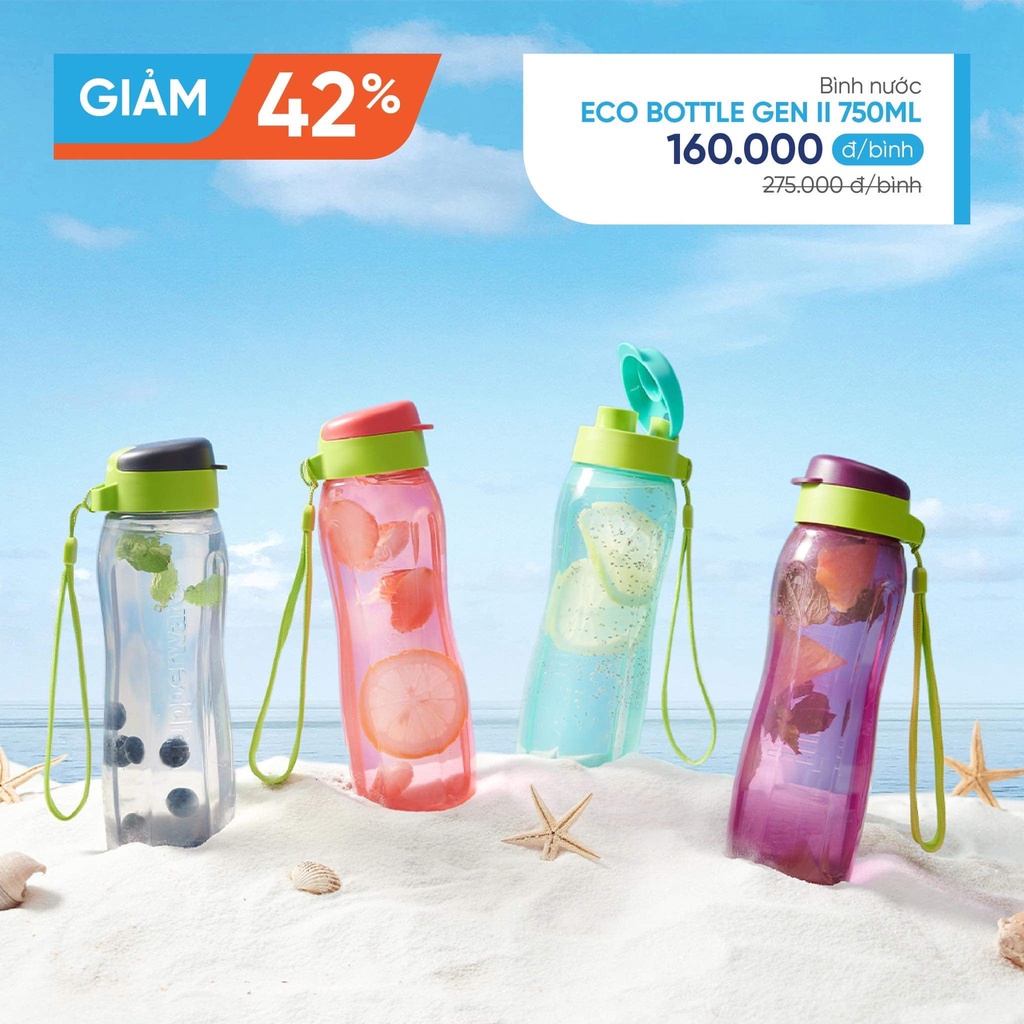Tupperware eco bottle gen 2 750ML Shopee Singapore