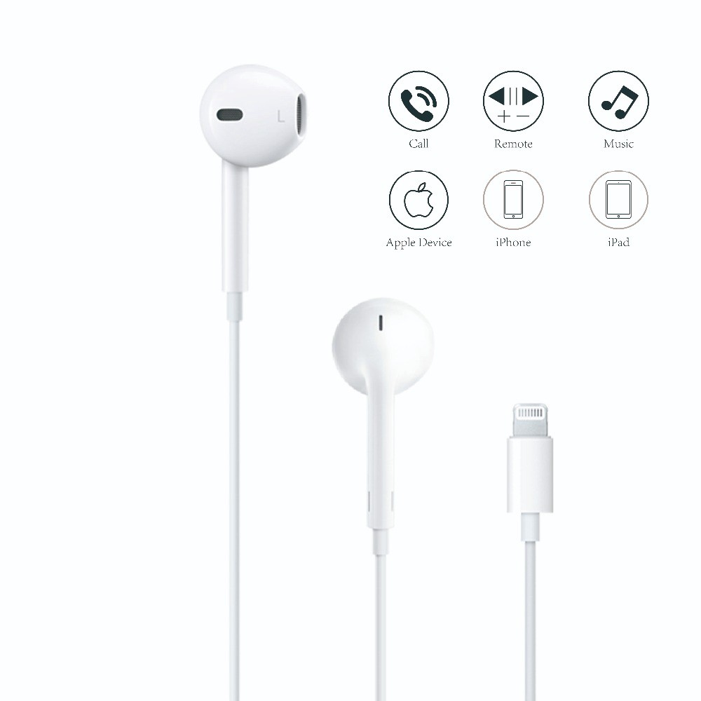apple earpods with mic lightning