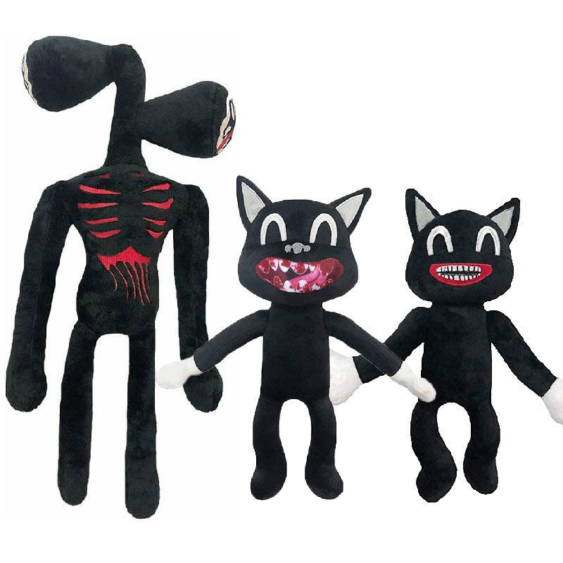 cartoon cat plush scary