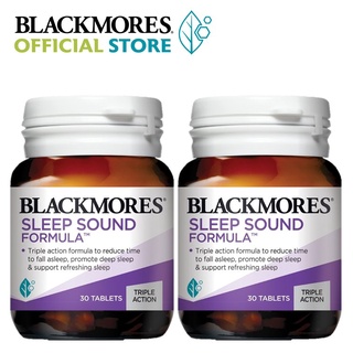 Blackmores Sleep Sound Formula 30 Tablets [Promote Deep Sleep And Wake ...