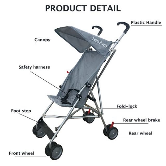 lulla buggy umbrella stroller