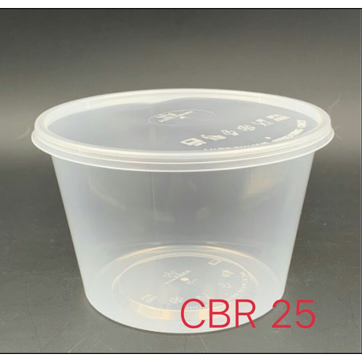 Shop Malaysia Ready Stock Tupperware Plastic Bulat Kecil Besar Microwave Clear Round Disposable Plastic Food Container Bulat Bekas Shopee Singapore