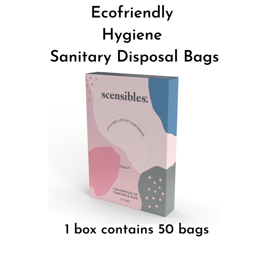 50 Bags Personal Hygiene Scensibles Sanitary Pads Diapers Tampons ...