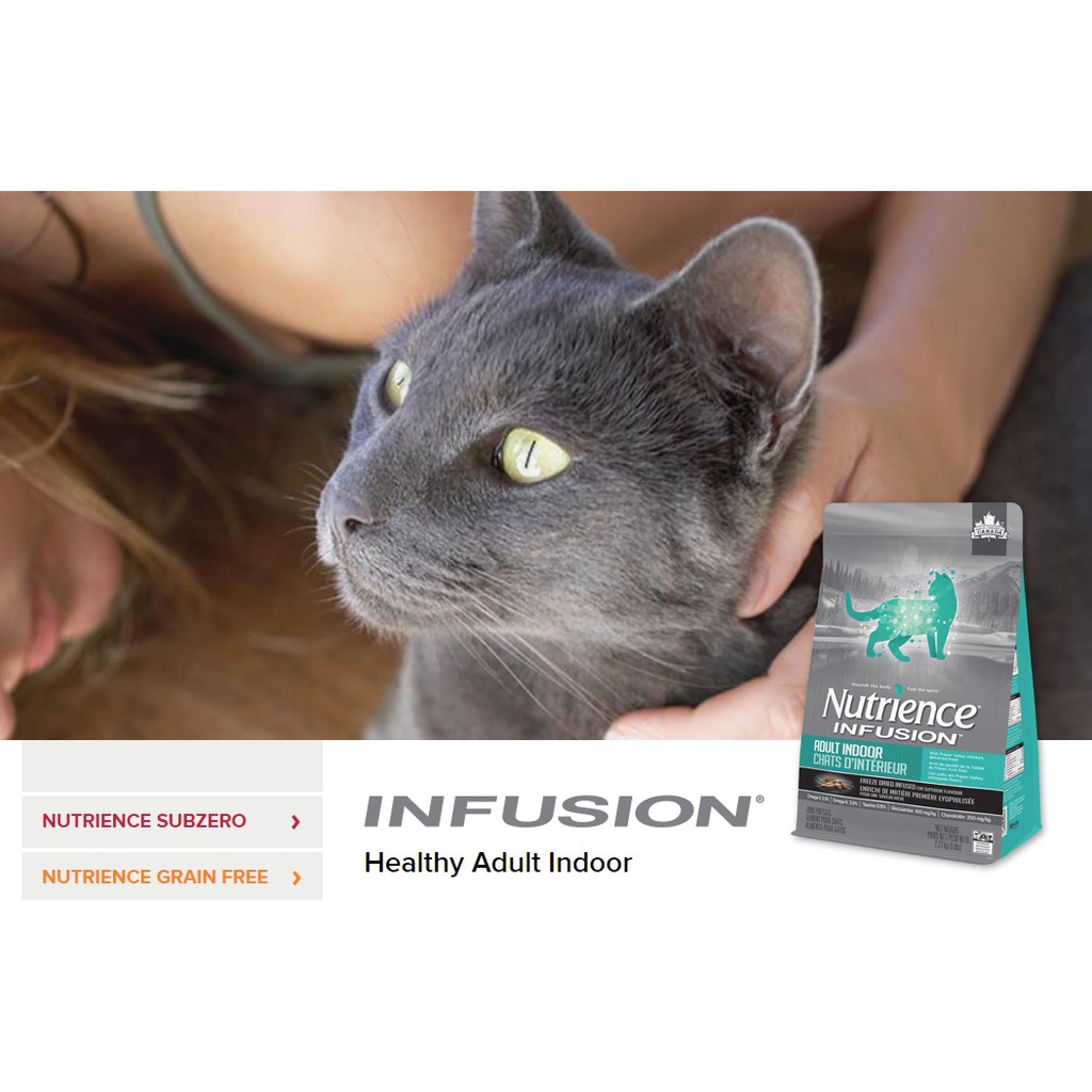Canada Nutrience Infusion Cat Dry Food 3 Types Shopee Singapore