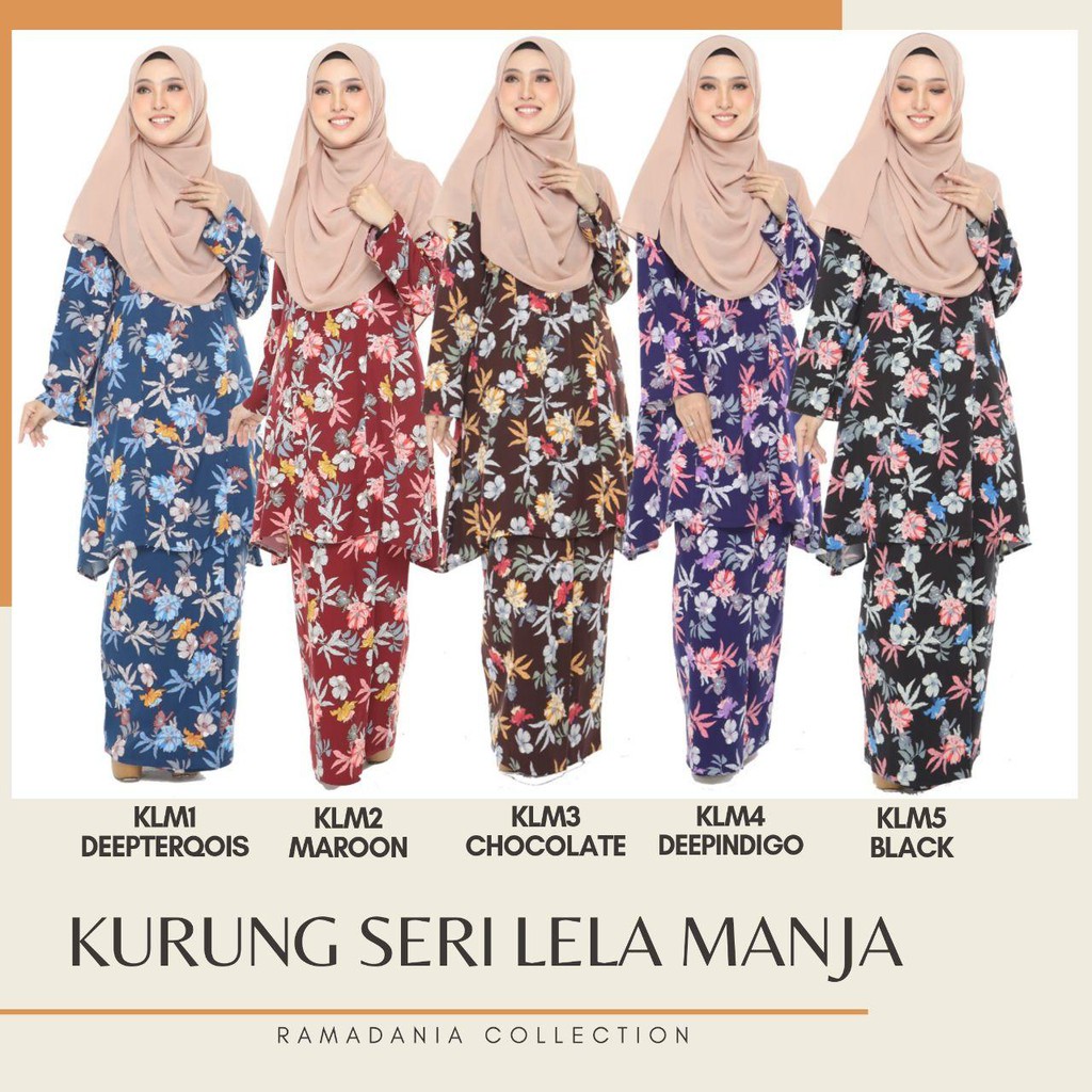  BAJU  KURUNG  RAYA 2021 METERIAL EMBOSS COMO CREPE KAIN 