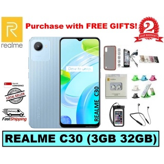 REALME C30 (3GB 32GB) |  2 Years REALME Warranty | FREE Gifts!