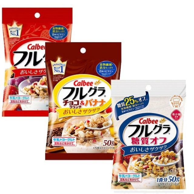 Original Import From Japan日本原装进口 Calbee Fruit Granola Cereal 水果麦片 50g Shopee Singapore