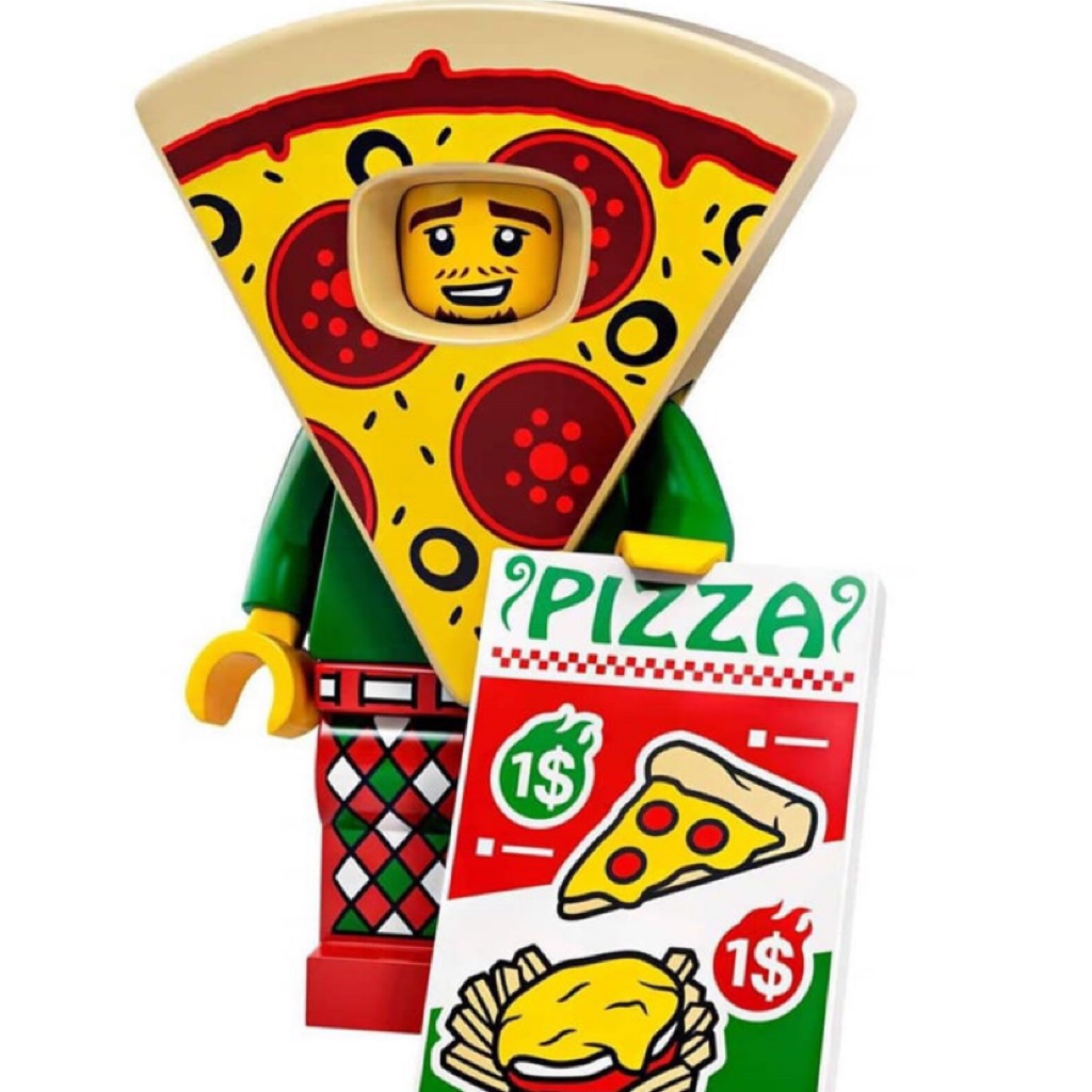 LEGO 71025 Pizza Costume Guy Lego Minifigures Series 19 71025 (Sealed