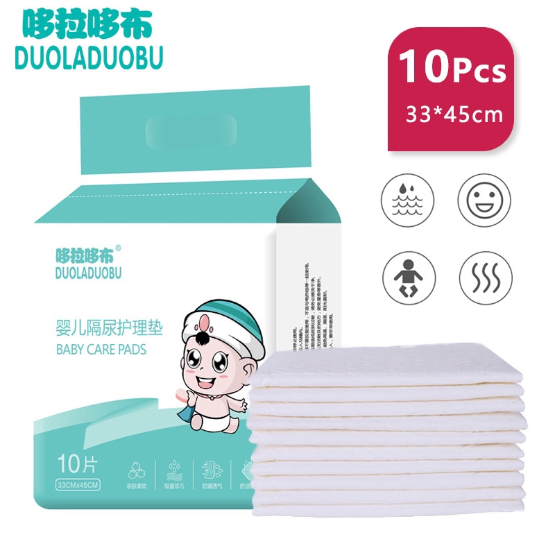 10pcs Disposable Baby Diaper Changing Mat Waterproof Newborn