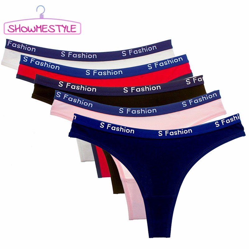 100 cotton thongs