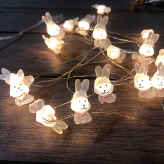 2M/20 LED String Lights Copper Wire Lights Fairy Lights Rabbit Egg Lights Easter Theme Home Interior Party Decorations #8