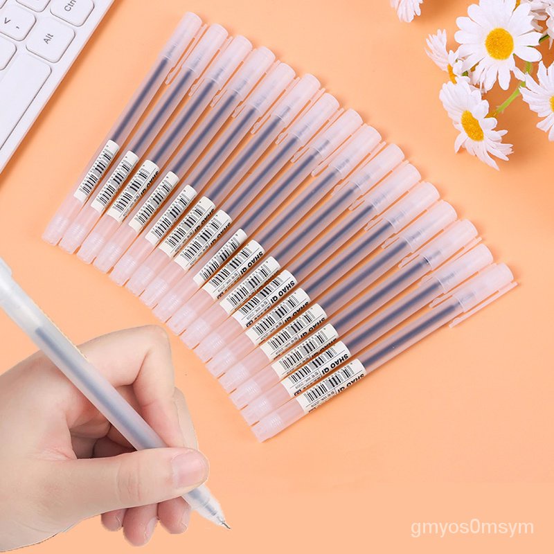 muji pen MUJI Style 0.5mm Black Ink Gel Pen / Translucent Simple Ink