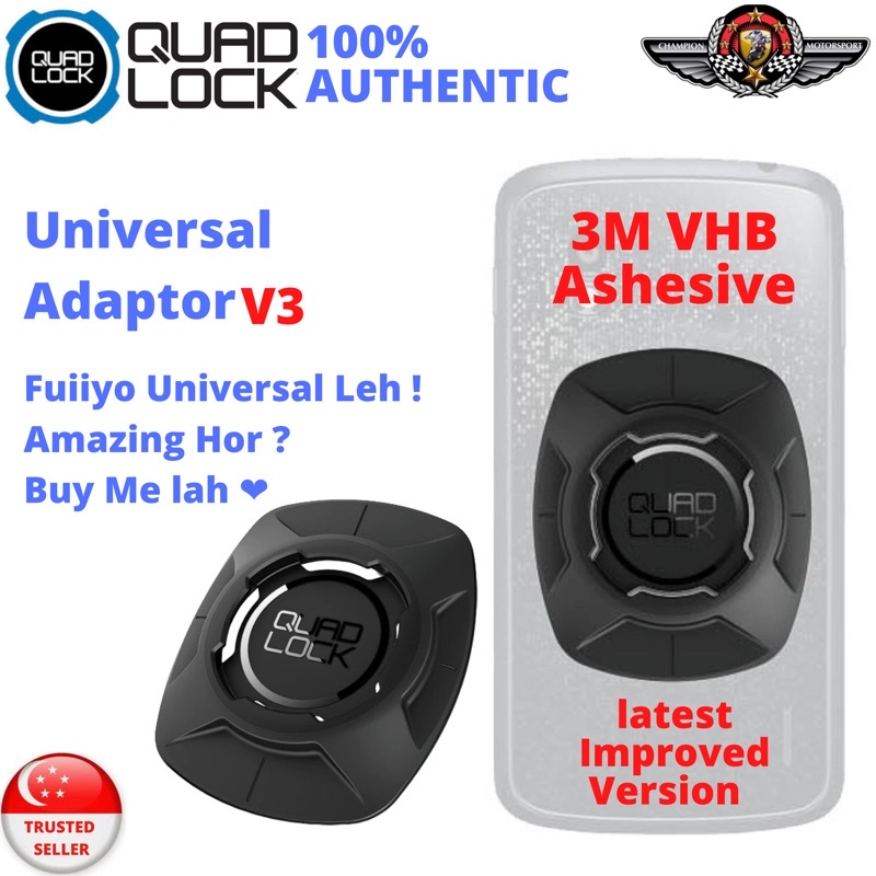 Quad Lock Universal Adapter Version 3 Shopee Singapore