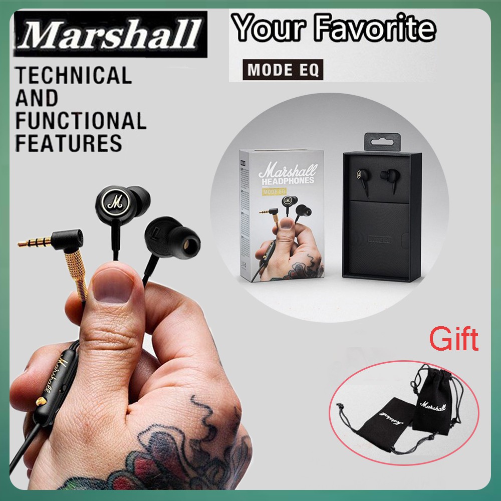 marshall mode eq black and brass