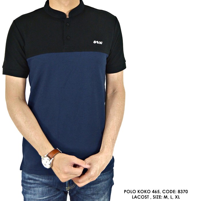 blue polo shirt combination