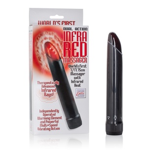 Image of thu nhỏ California Exotics - Dual Action Infrared Massager Vibrator (Black) / Sex Toys for Woman #0