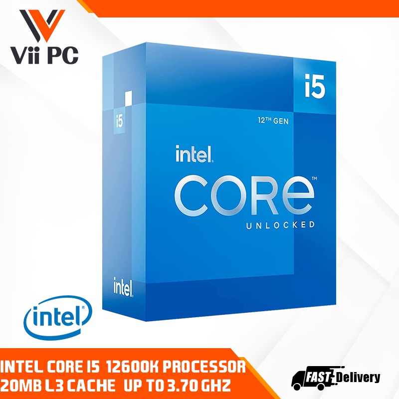 Local Stock Intel Core I5 12600k Processor 20mb L3 Cache Up To 3 70 Ghz I5 12600k 12th Gen Cpu Shopee Singapore