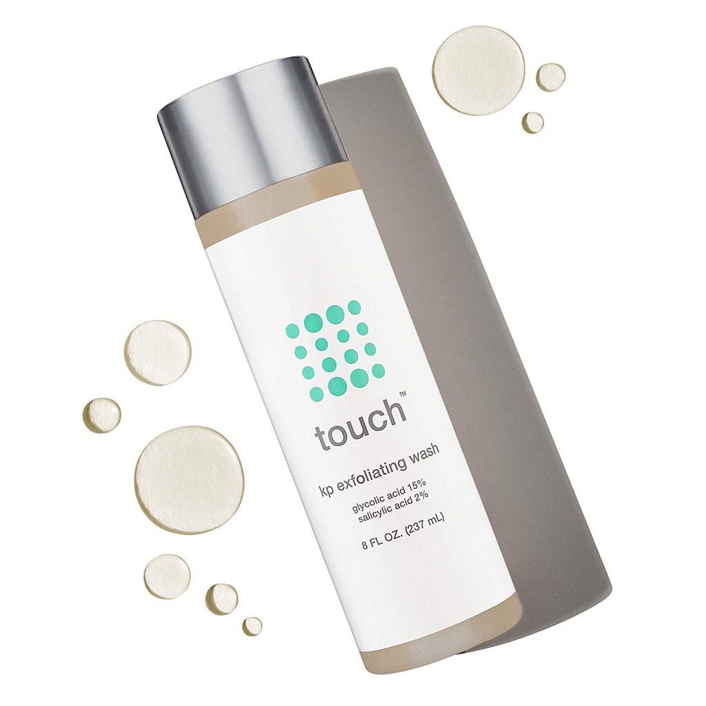 touch keratosis pilaris exfoliating body wash cleanser