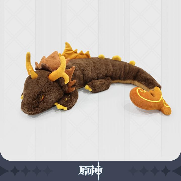 Genshin Impact Vago Mundo Rex Lapis Dragon Plush Toy Mihoyo Aimon 