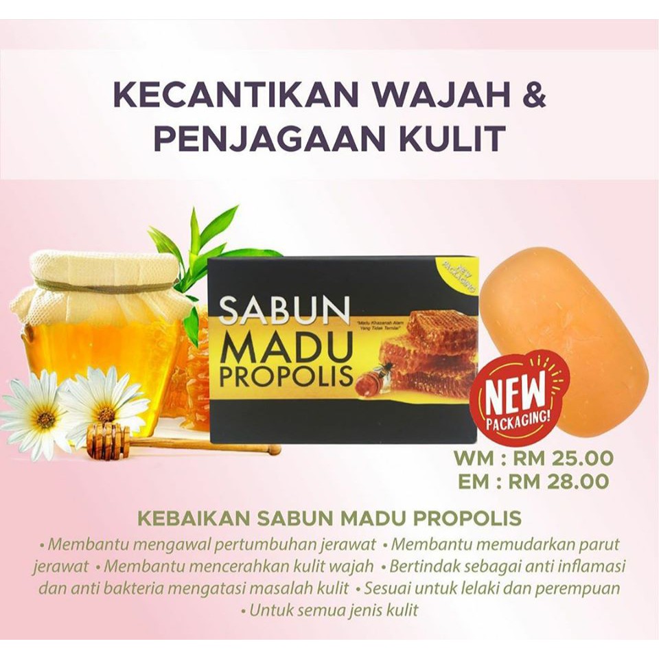 Dherbs Honey Soap Propolis Shopee Singapore