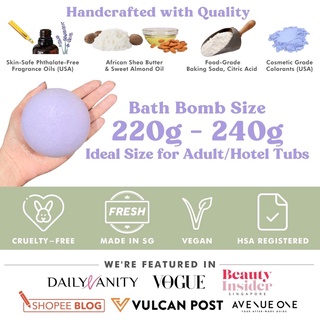 Image of thu nhỏ 🇸🇬 BODYSLICK Relaxing Bath Bombs  Perfect Size for Hotel/Adult Tubs  Fizzy Moisturizing Fresh Bathbombs #3