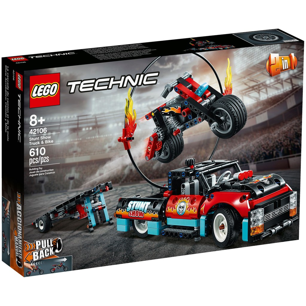 LEGO Technic Stunt Show Truck \u0026 Bike 