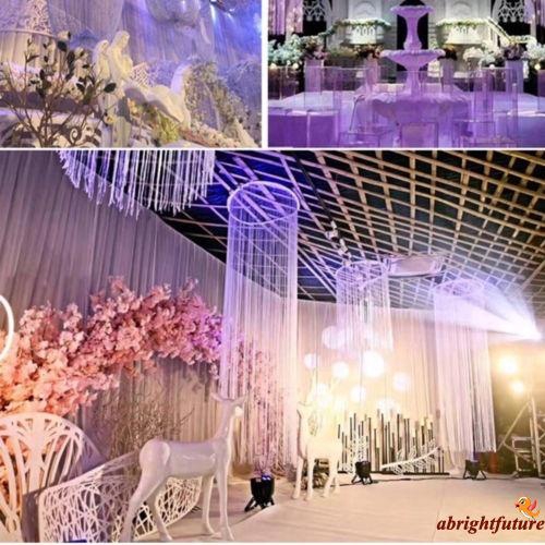 Iau String Door Curtain Beads Room Divider Window Panel Tassel